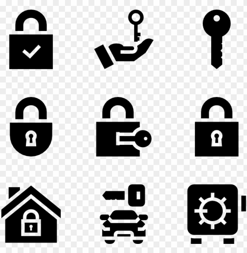 key, logo, unlock, sign, ampersand, business icon, safety