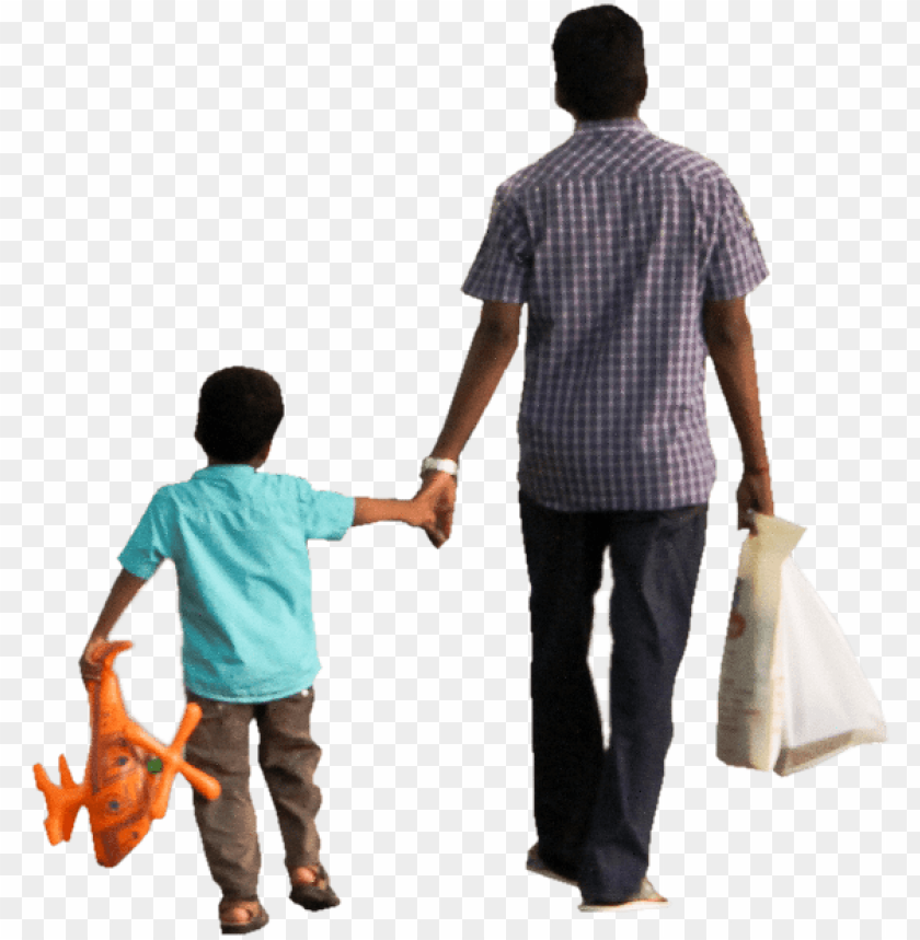 kid dad father son - walking father and son PNG image with transparent background@toppng.com