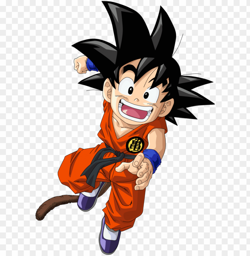 kid goku - dragon ball z characters goku PNG image with transparent  background | TOPpng