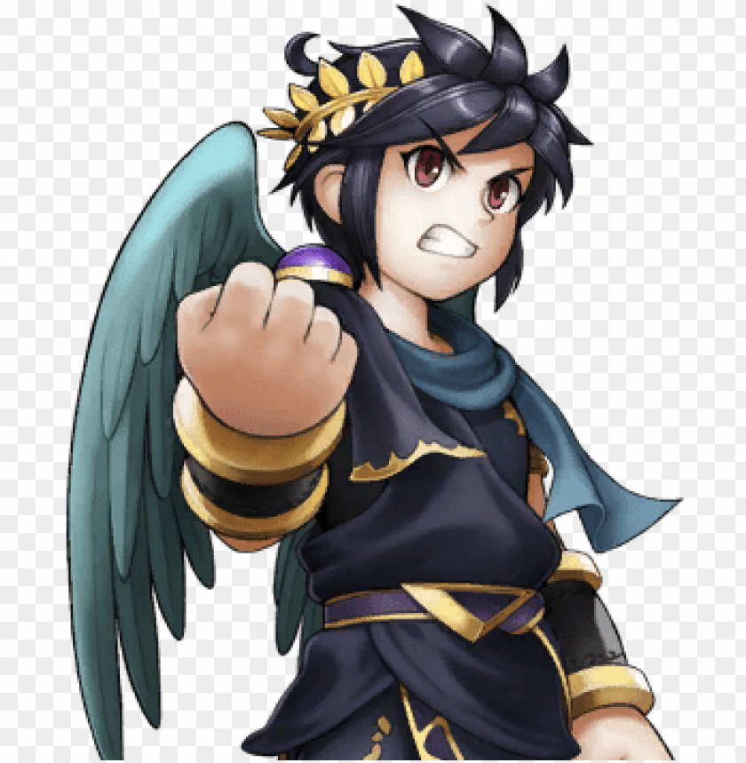 kid icarus ssb4 sprite 2 dark pit PNG transparent with Clear Background ID 188893