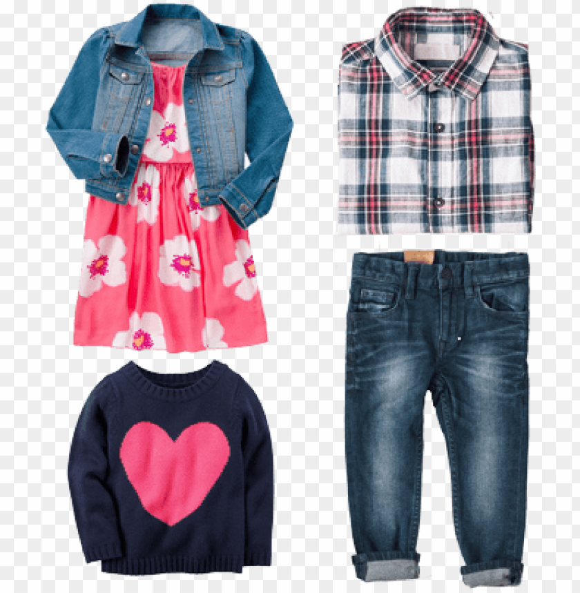 Kids Clothes PNG Image With Transparent Background