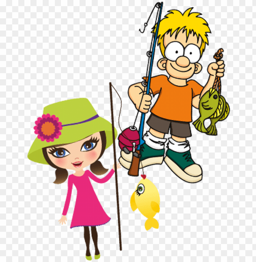 Kids Fishing PNG Transparent With Clear Background ID 77631