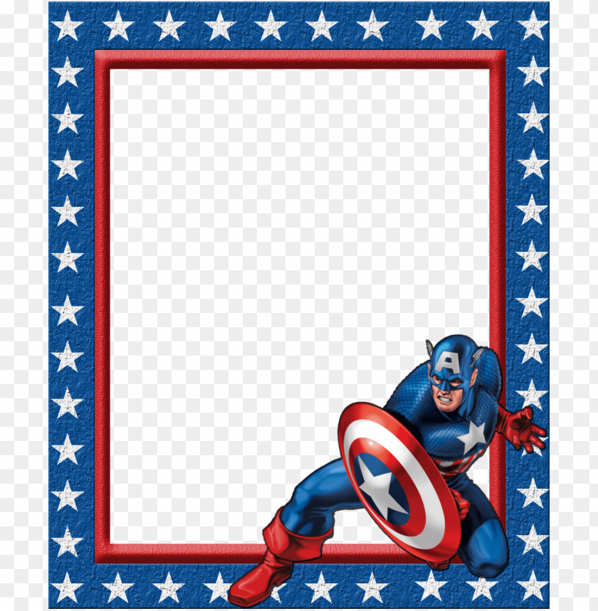 kids transparent frame with captain america background best stock photos |  TOPpng