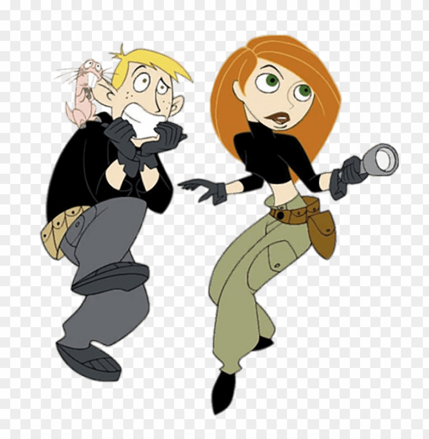 Download Kim Possible Protecting Ron Stoppable Clipart Png Photo | TOPpng