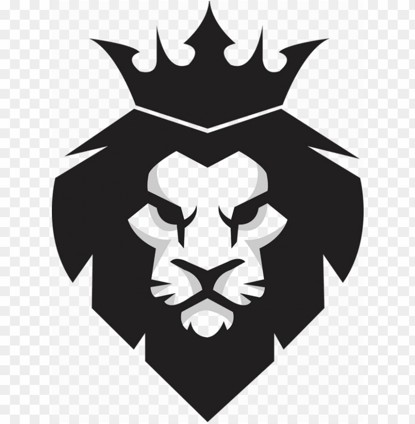 crown, sticker, tiger, set, web, label, lion head