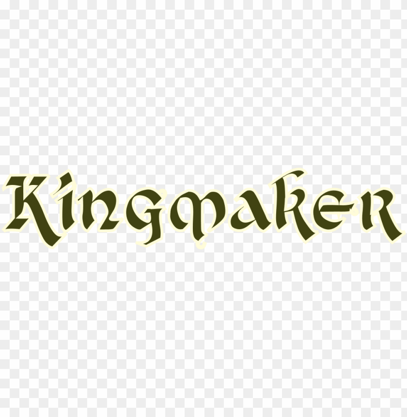 king maker name PNG transparent with Clear Background ID 215725