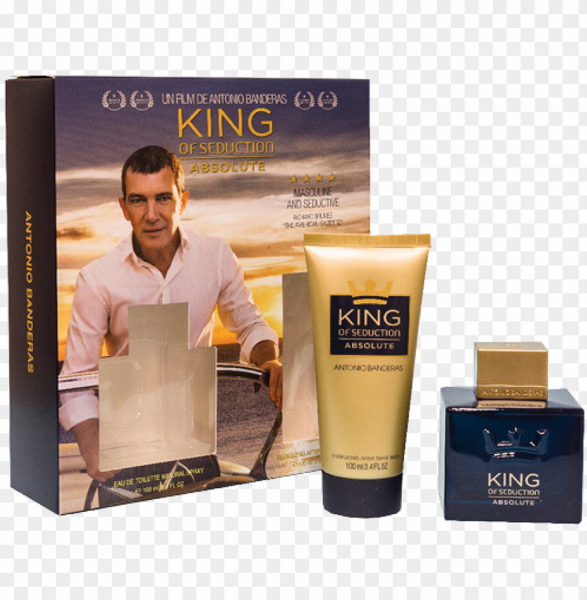 king of seduction by antonio banderas edt and after antonio banderas king of seduction absolute edt 100ml PNG transparent with Clear Background ID 441343