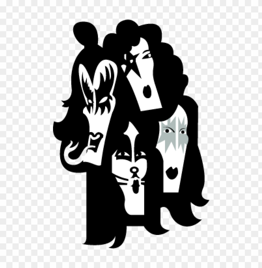  kiss band vector logo download free - 465252