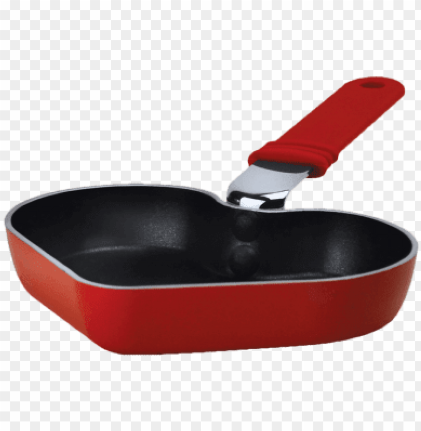 free PNG kitchen extras mini heart fry pan red - heart shaped pa PNG image with transparent background PNG images transparent