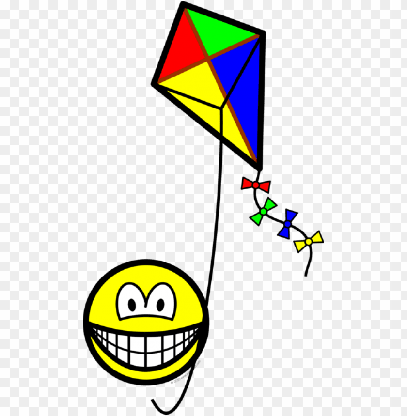 kite flying smile - smiley, kite