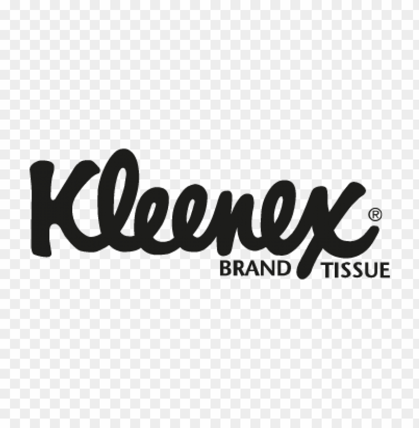  kleenex black vector logo free - 465160