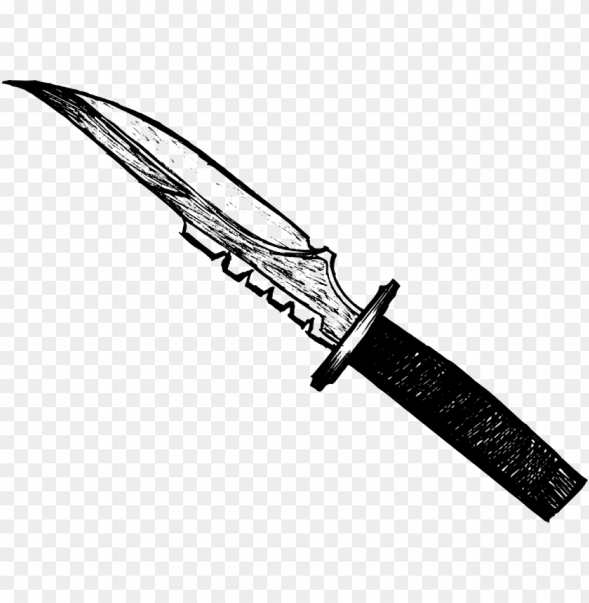 knife drawing PNG with Clear Background - ID 4504