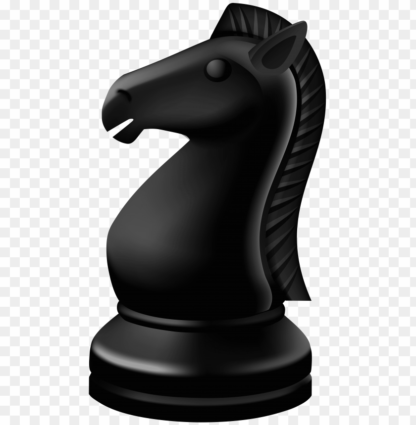Download Knight Black Chess Piece Clipart Png Photo  