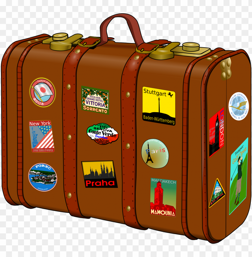 free PNG Download koffer suitcase brown clipart png photo   PNG images transparent