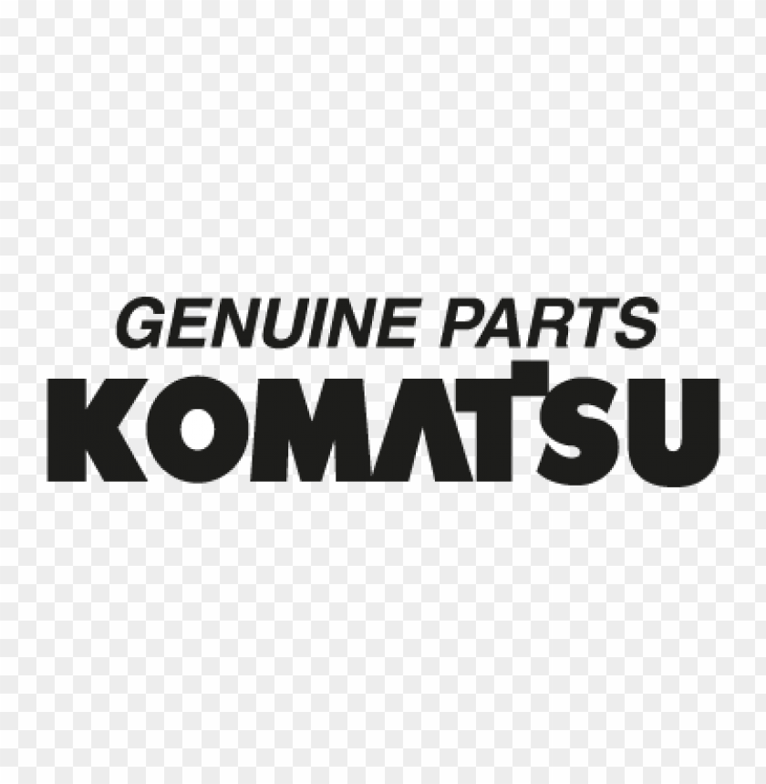  komatsu genuine parts vector logo - 465208