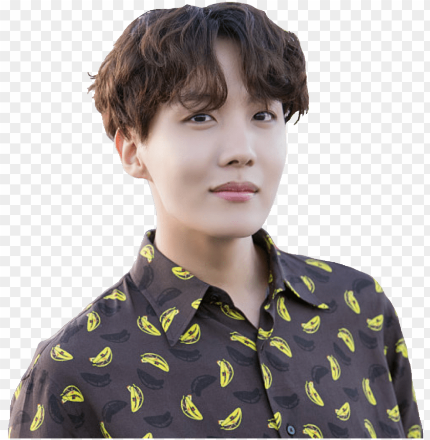 kpop bts kpopbts jung hoseok sticker brown bangtan - jung hoseok brown hair  PNG image with transparent background | TOPpng