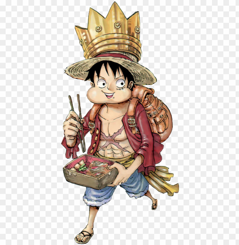 Check out this transparent One Piece Monkey D. Luffy walking PNG image