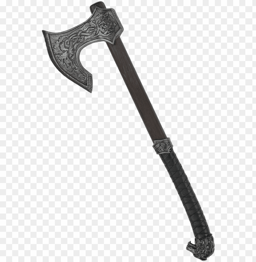 free PNG krieger - axe - pole - weapons - calimacil krieger - two hands - larp axe PNG image with transparent background PNG images transparent