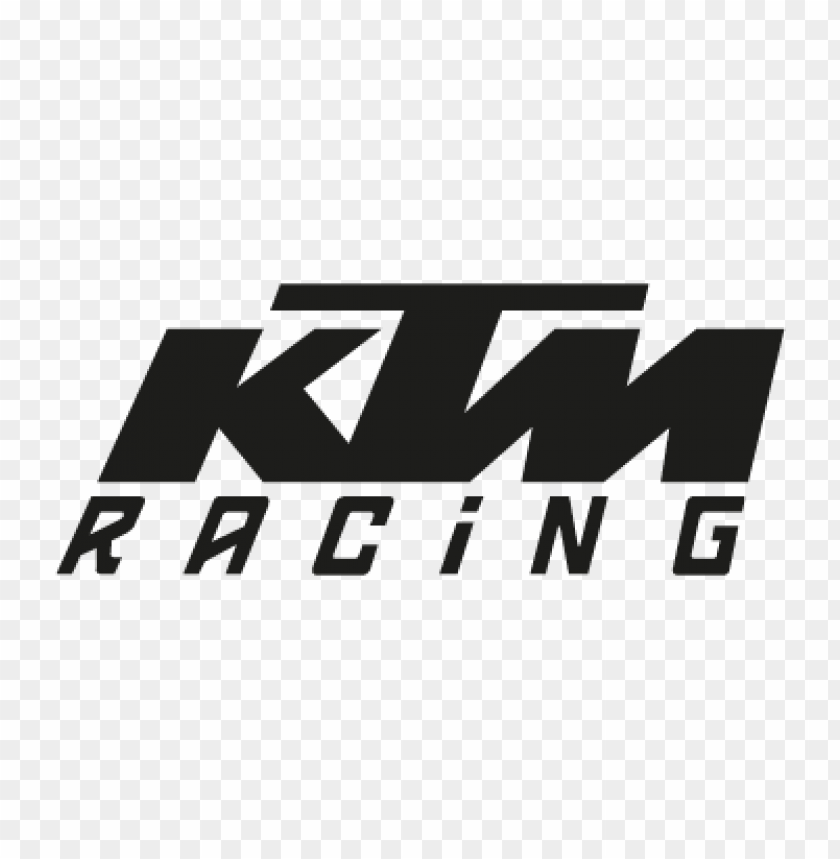  ktm racing black vector logo free - 465265