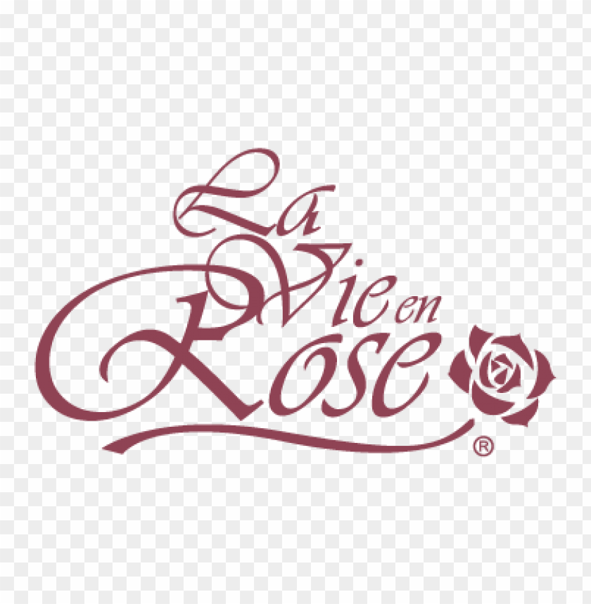  la vie en rose vector logo free - 465081