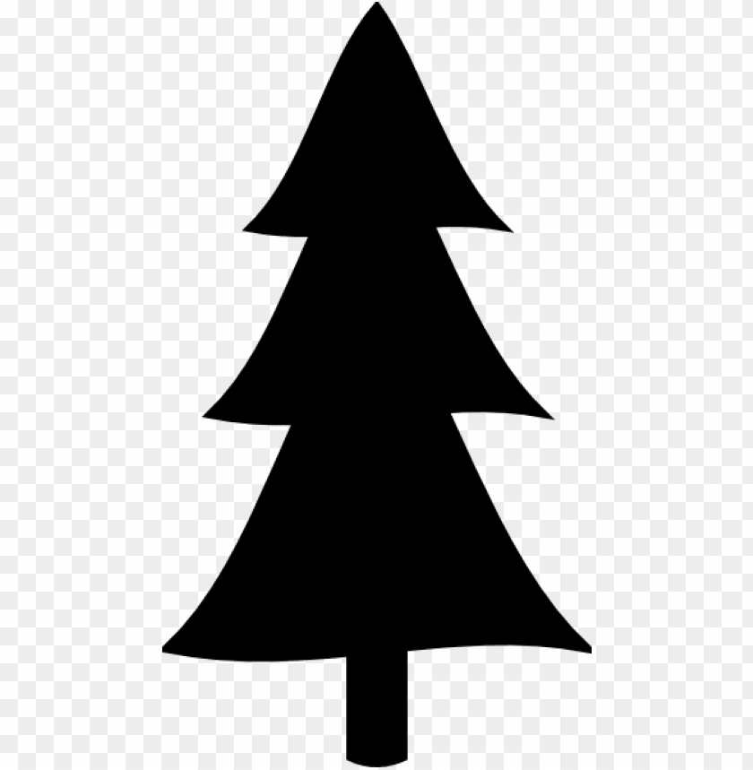 Lack Christmas Tree Clip Art Pine Tree Clipart Silhouette Png Image With Transparent Background Toppng