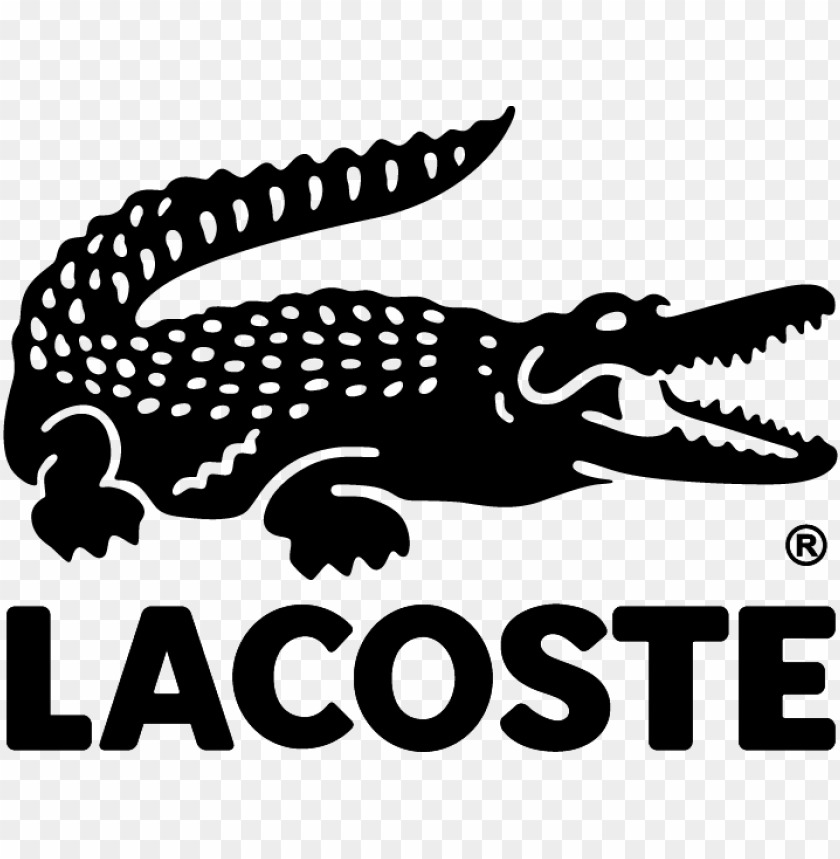lacoste logo white