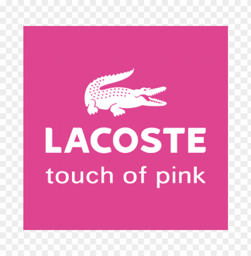  lacoste touch of pink vector logo free - 465071