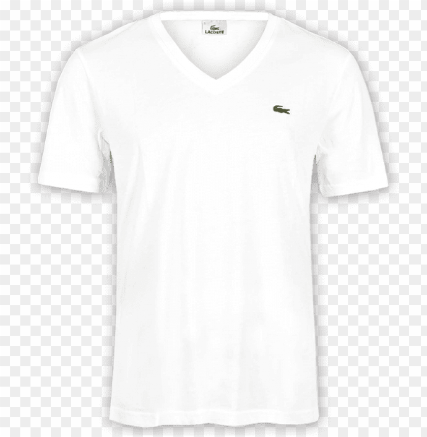 lacoste plain white t shirt