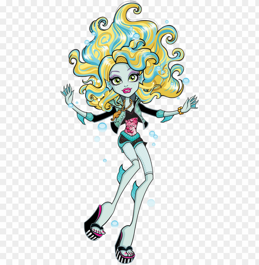 lagoona blue lagoona blue is the daughter of a sea - cartoon lagoona blue monster high PNG image with transparent background@toppng.com