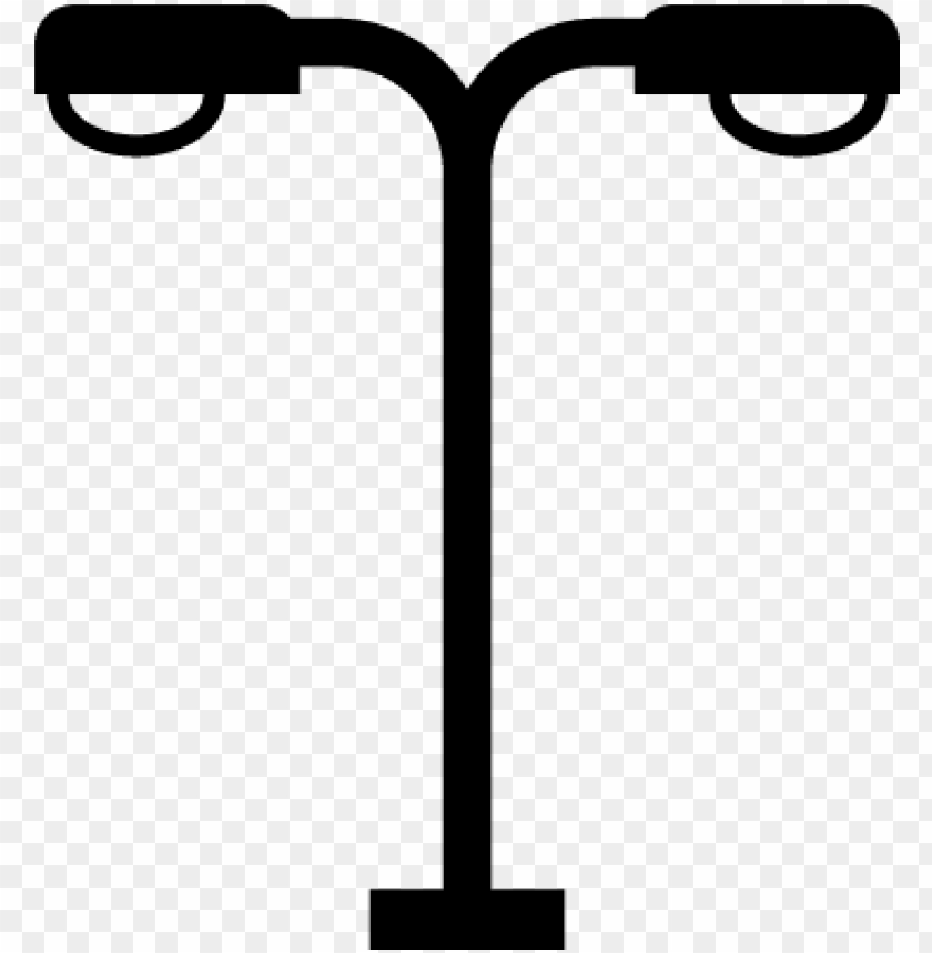 Free Download Hd Png Lamp Post Vector Street Lights Clipart Black And