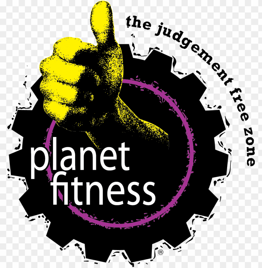 Lanet Fitness Logo - Planet Fitness PNG Transparent Background