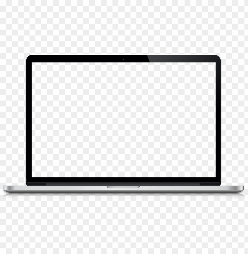 Laptop Empty Macbook Pro Template Png Image With Transparent