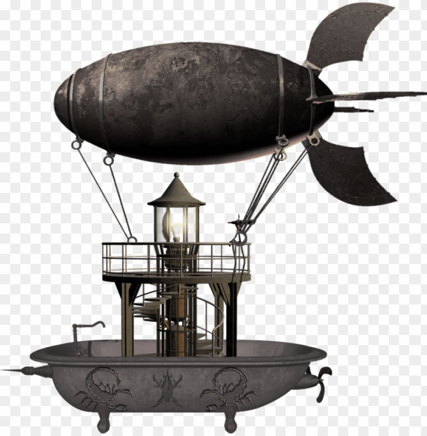 laptop vanessa lloyd, flying ship - steampunk flying machine PNG image with transparent background@toppng.com
