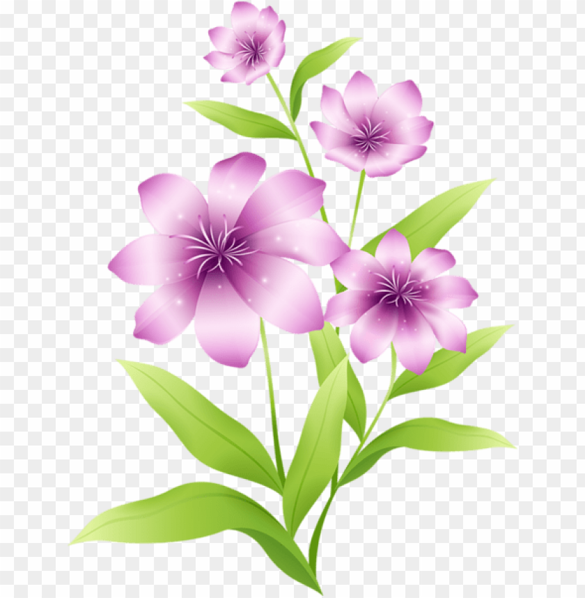 Light Pink Flower Background Png - img-vip
