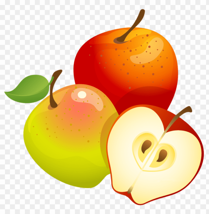 free PNG large painted apples png - Free PNG Images PNG images transparent