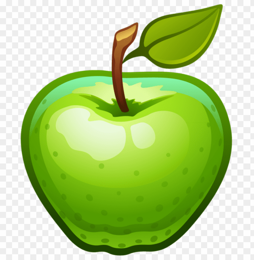 large painted green apple png - Free PNG Images ID 49922