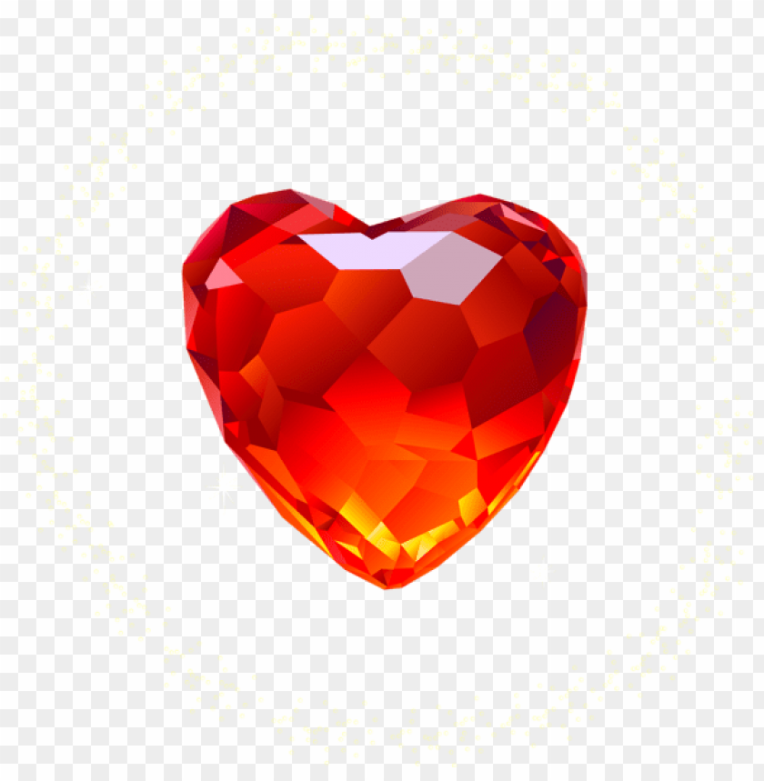 large red diamond heart png - Free PNG Images - 39584