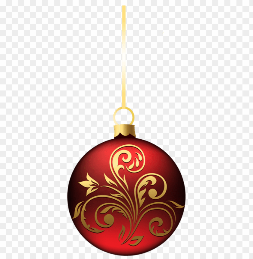 Large Transparent Bluered Christmas Ball Ornament PNG Images | TOPpng