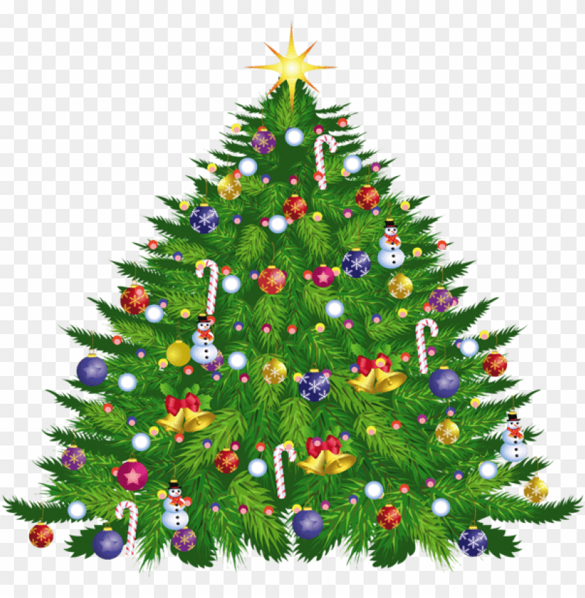 Large Transparent Christmas Deco Tree PNG Images | TOPpng