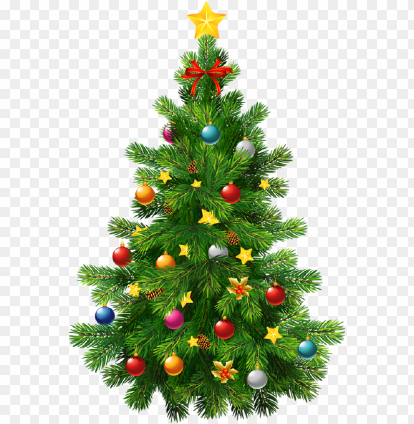 Large Transparent Deco Christmas Tree Png Images Toppng