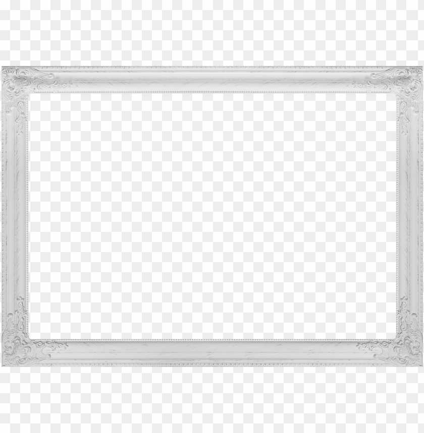 large white frame PNG image with transparent background@toppng.com