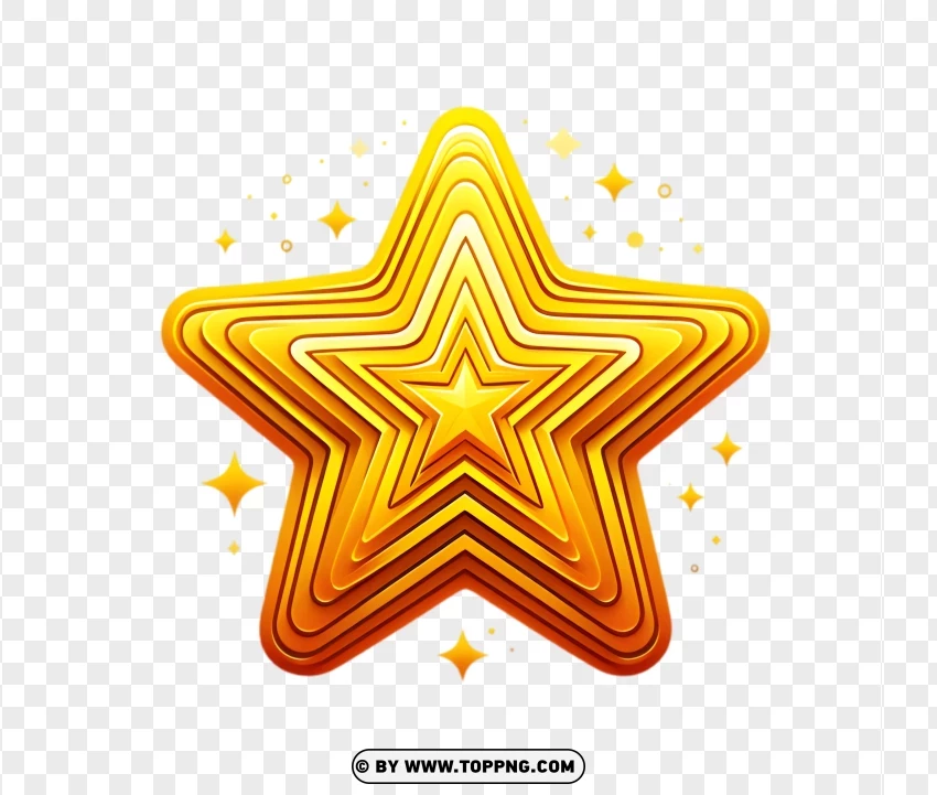 large star, yellow star, Star gradient fill, Star smooth edges, star PNG