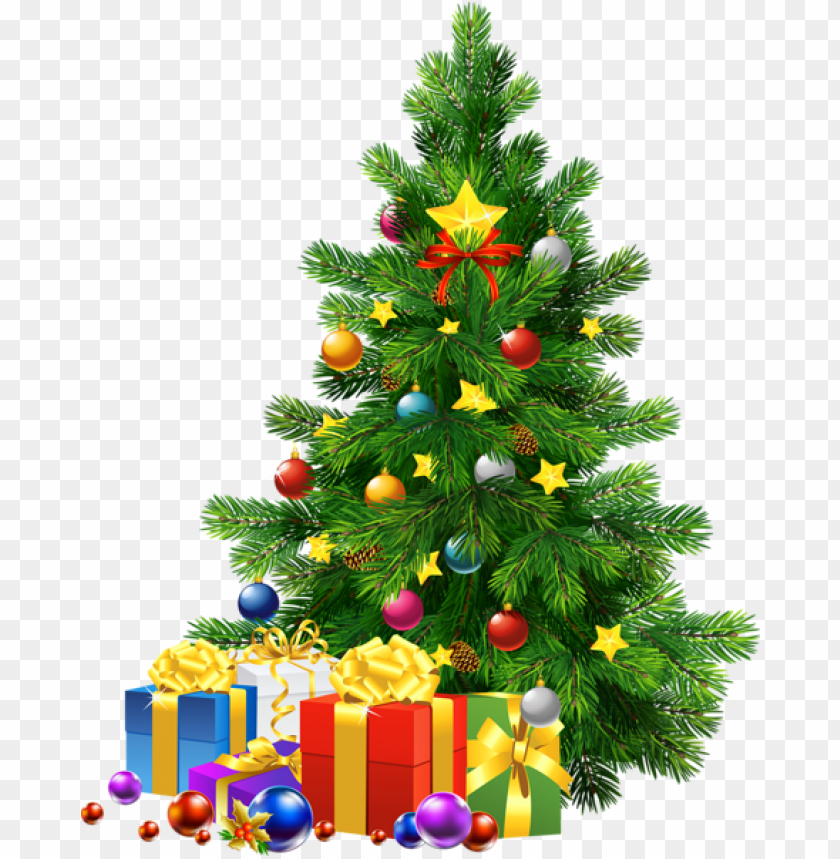 Largechristmas Tree With Gifts PNG Images | TOPpng