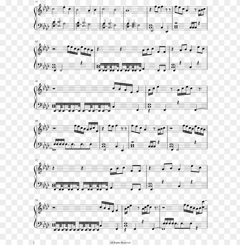 Lass Wall Sheet Music Composed By Jazzermazzer99 2 Hatsune Miku Glass Wall Piano Sheet Music PNG Image With Transparent Background