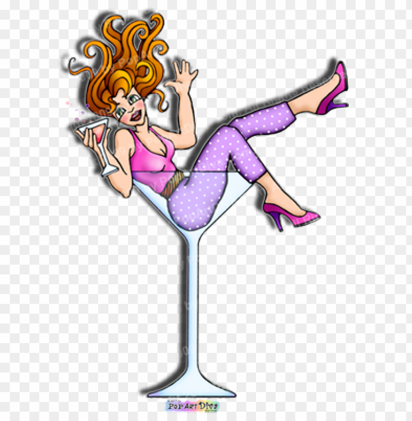 lasses clipart martini girl in cocktail glass PNG transparent with Clear Background ID 247004