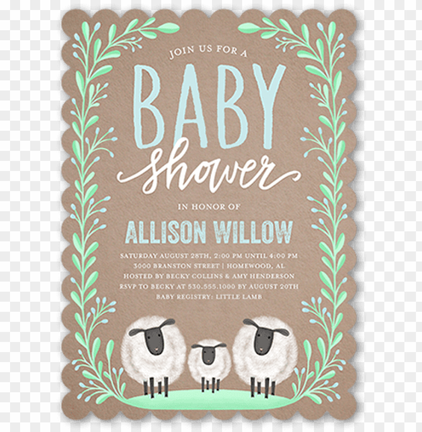 laurel arrival boy baby shower invitation - baby shower PNG image with transparent background@toppng.com