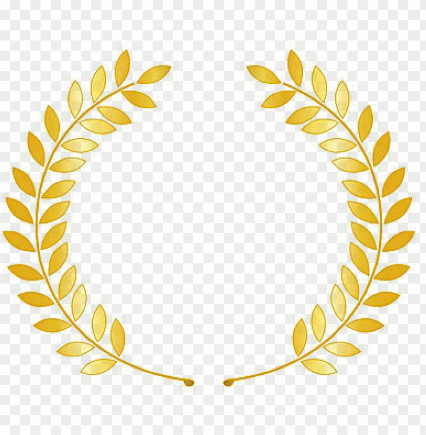 free PNG laurel wreath with ribbon - laurel wreath gold PNG image with transparent background PNG images transparent