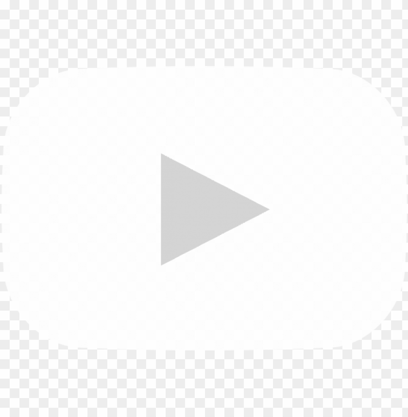 Lay Button Youtube Banner Free - Youtube Play Button White PNG Transparent Background