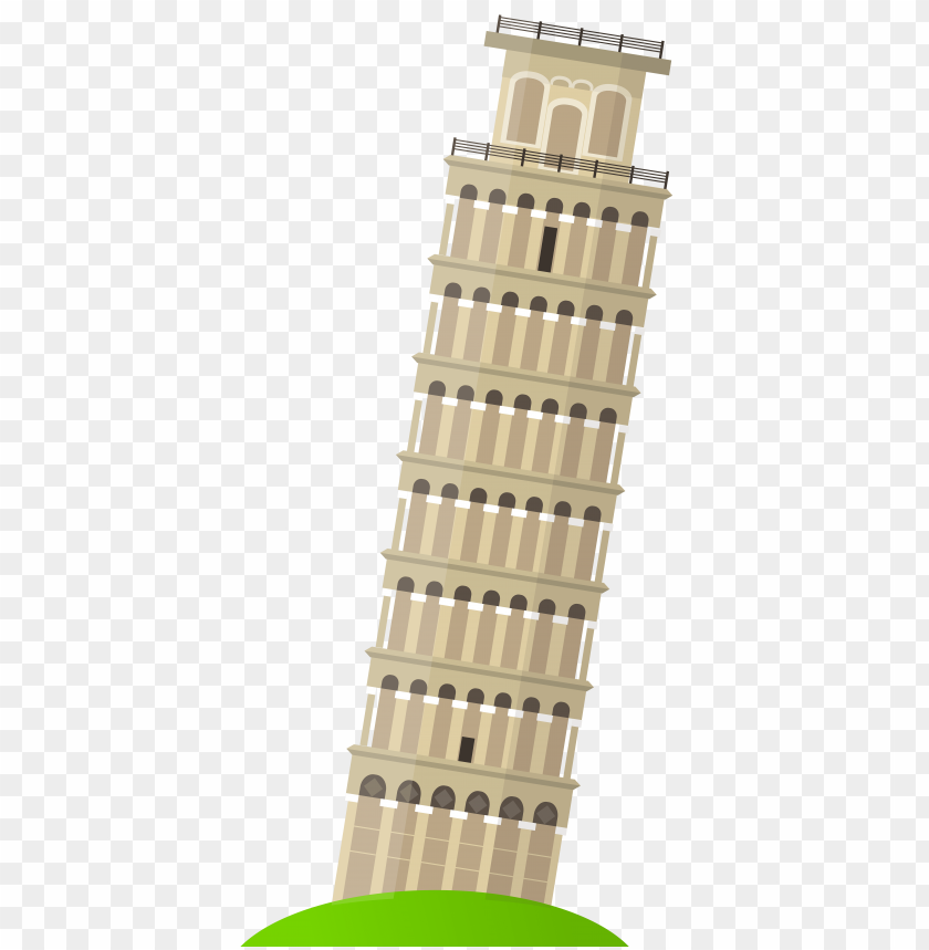 leaning tower of pisa clipart png photo - 31720