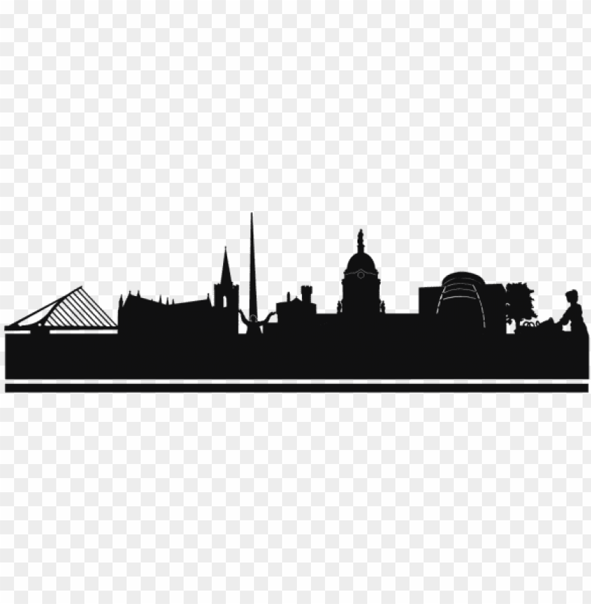 Leave A Reply Dublin Skyline Silhouette Png Image With Transparent Background Toppng
